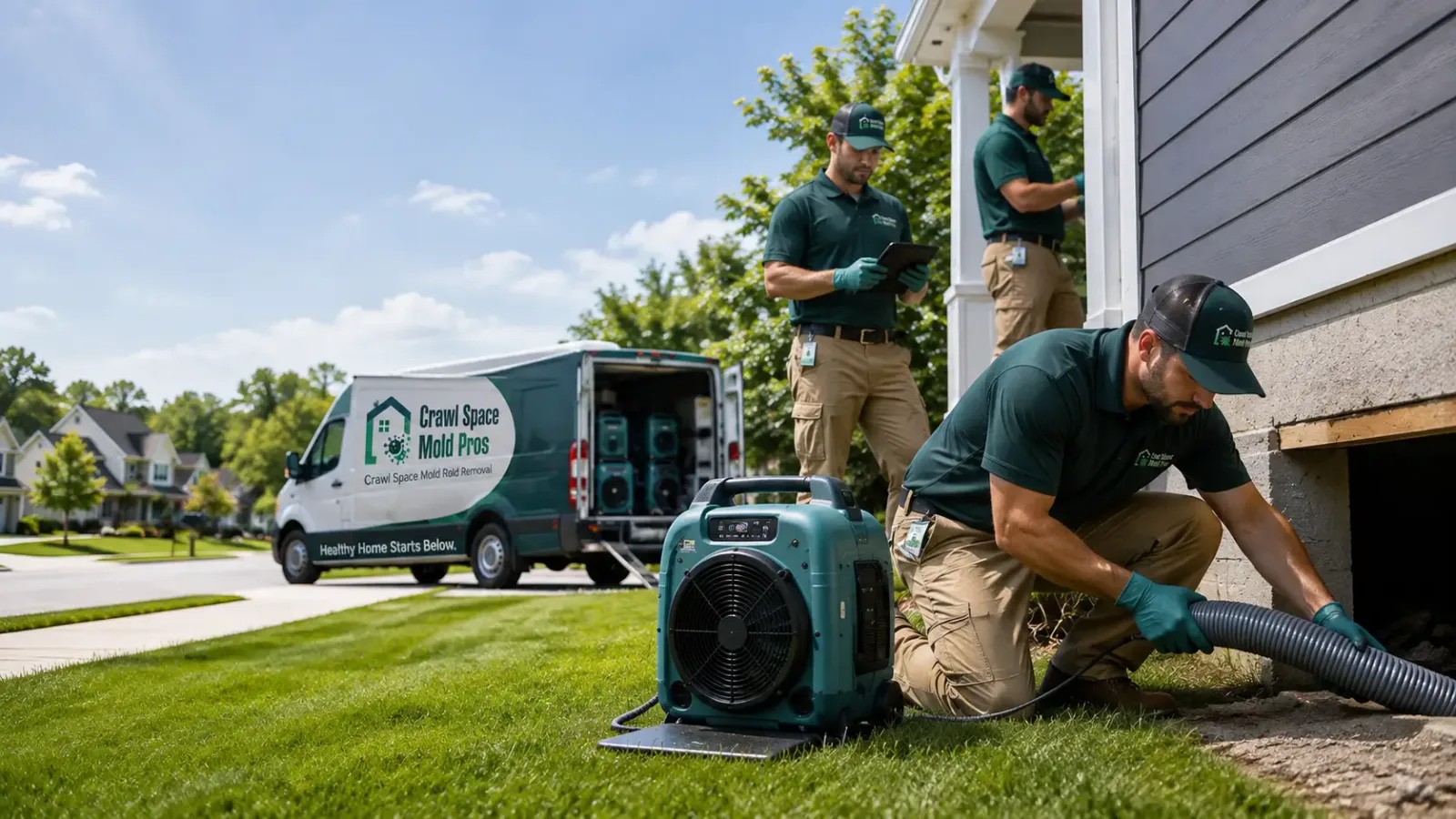 Crawl Space Mold Removal in Verona, ND